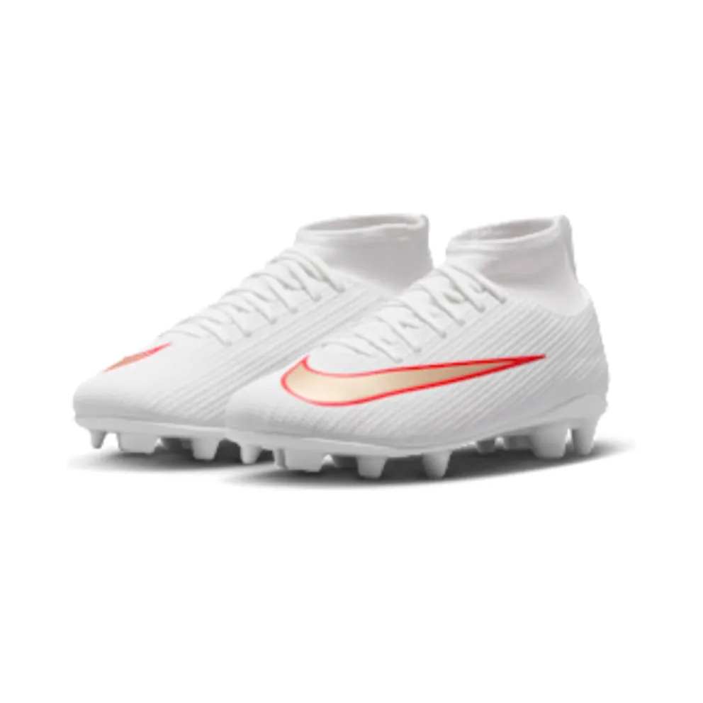 Nike Jr. Mercurial Superfly 11 Club ‘ Multi-Ground High-Top “White/Bright Crimson/Blur” (IU1795-100)