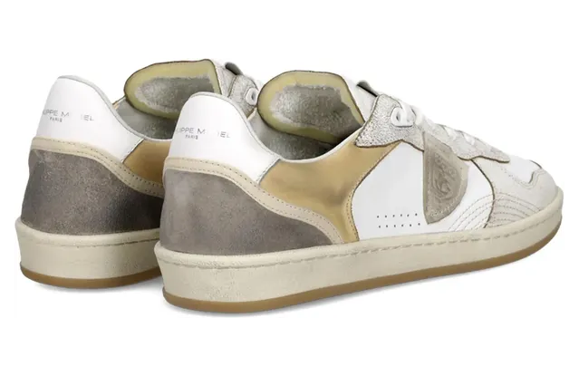 Philippe Model Leather Panel “White/Grey” (PGLU VC01) (4)