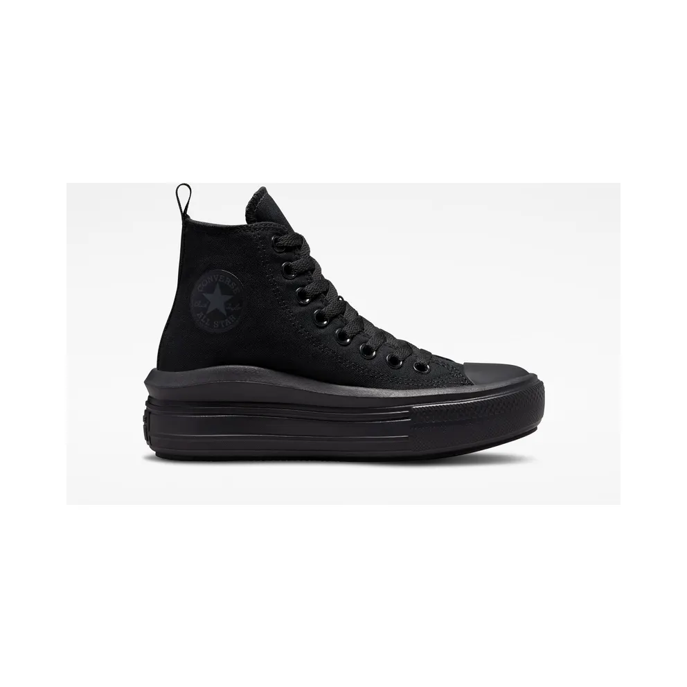 Converse Chuck Taylor All Star Move Platform Schwarz/Schwarz/Dk Smoke Grey (A03668C)
