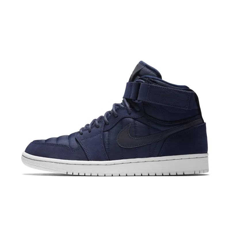Jordan 1 Retro High Strap Midnight Navy Midnight Navy/Pure Platinum-Black (342132-400)