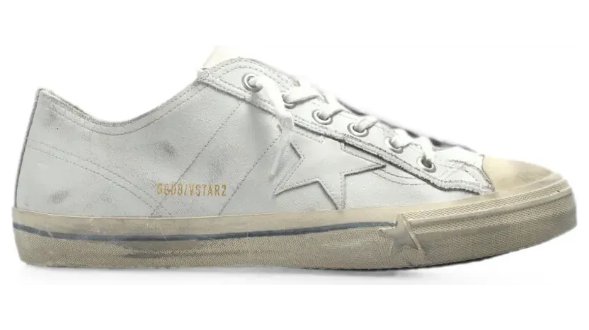 Golden Goose V-Star leren sneakers – Wit (GMF00129F000334)