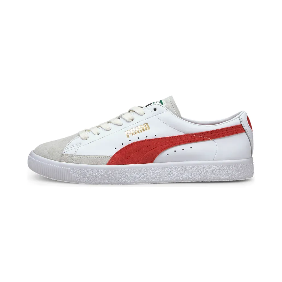 Puma Basket VTG Puma White / High Risk Red (374922-02)