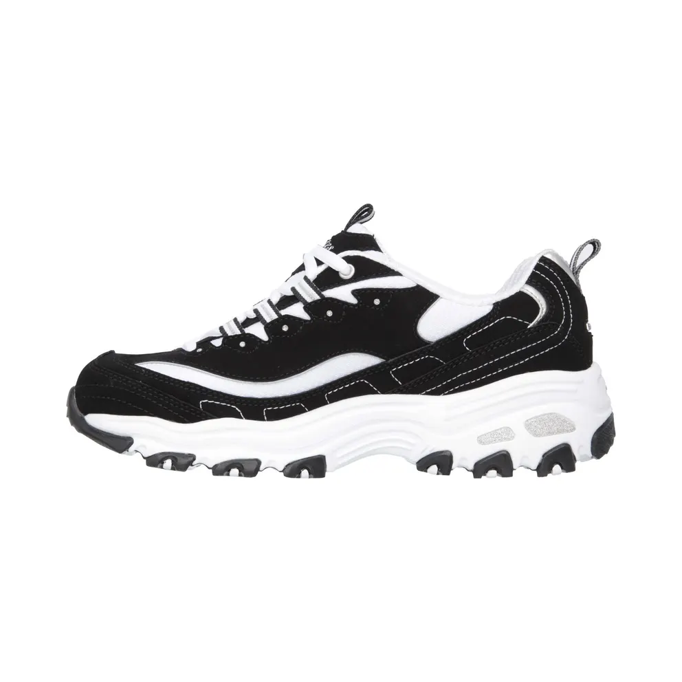 Skechers D’Lites – Biggest Fan Sneaker Black/White