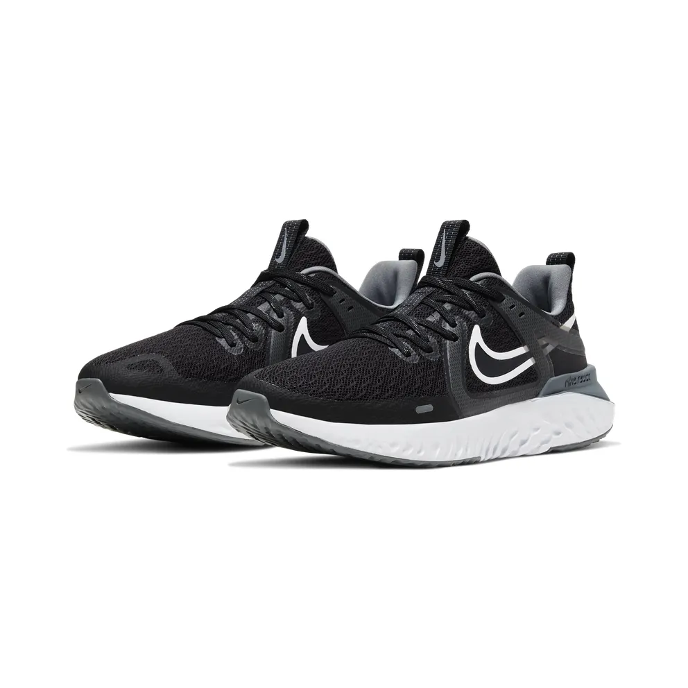 Nike Legend React 2 “Black / Cool Grey / Metallic Cool Grey / White” (AT1369-001)