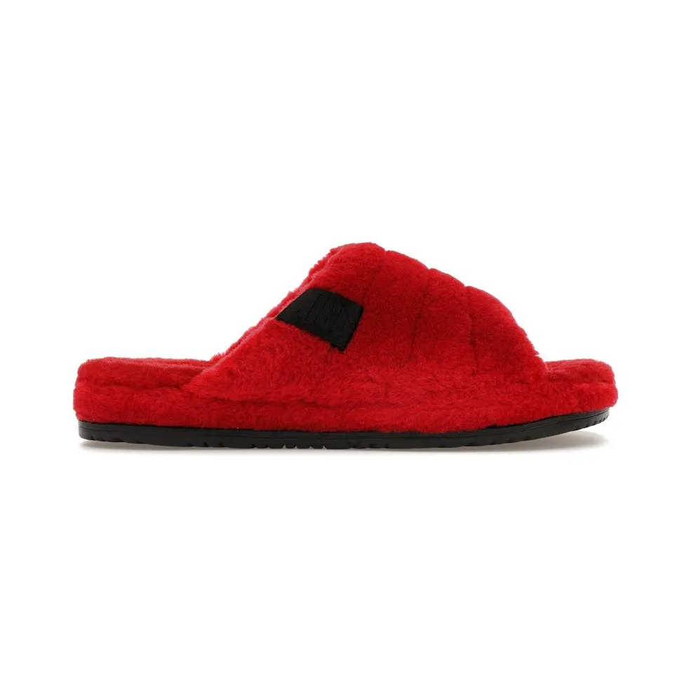 UGG Fluff You Slide Samba Red (1117473-SRFF)