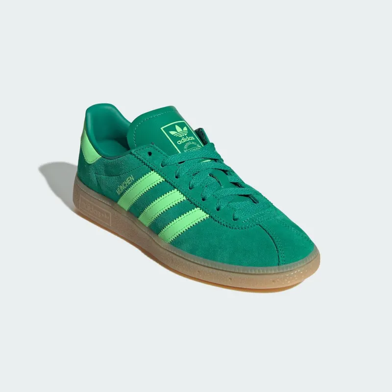 Adidas Muenchen Court Green / Lime Burst / Gum (JS3997)