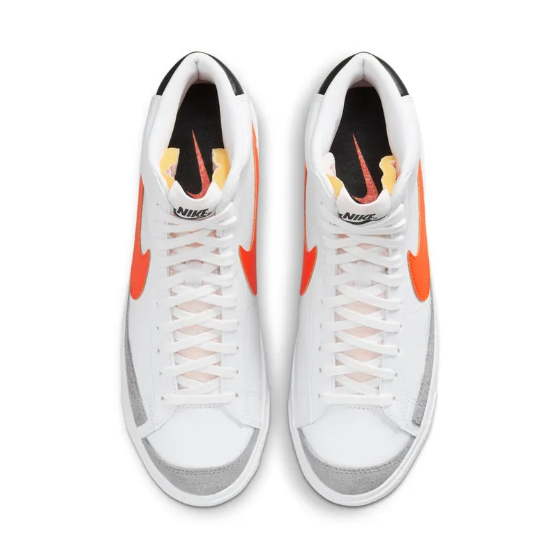 Nike Blazer Mid ’77 Vintage White Safety Orange Black (BQ6806-123)