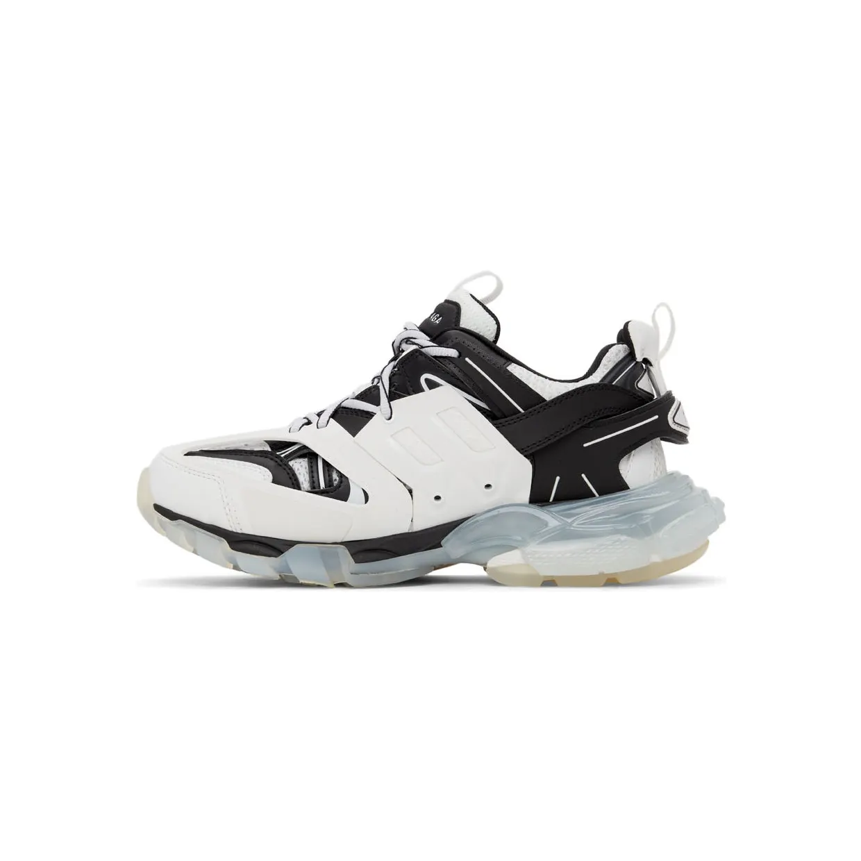 Balenciaga Black & White Track Sneakers (647742-W3BZ2-9010) (3)