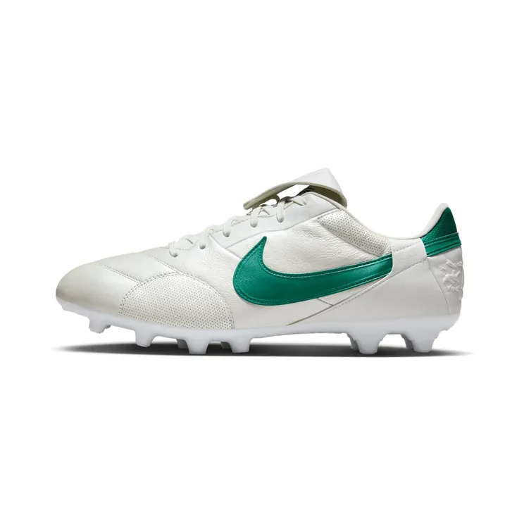 Nike Premier 3 FG “Metallic Summit White / Mystic Green” (HM0265-102)