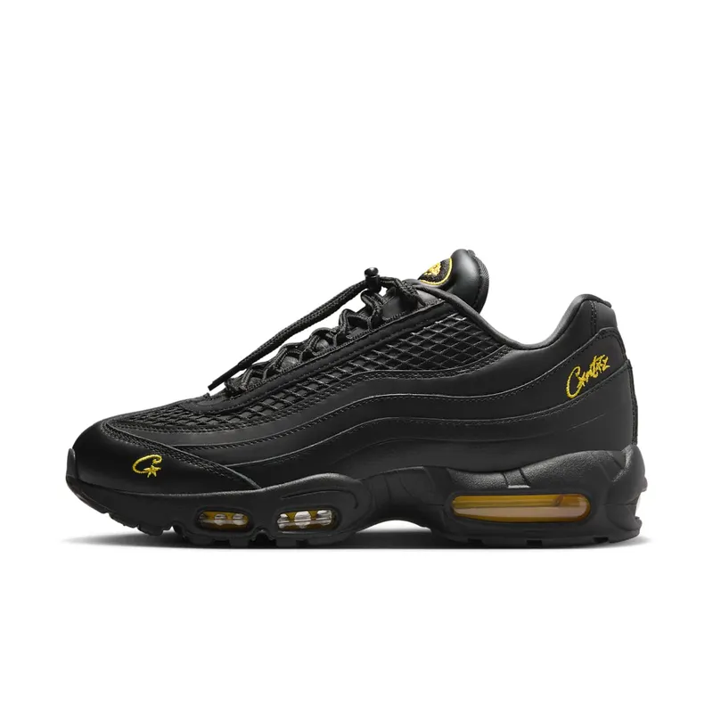 Nike x Corteiz Air Max 95 “Black/Black/Tour Yellow” (FB2709-003)
