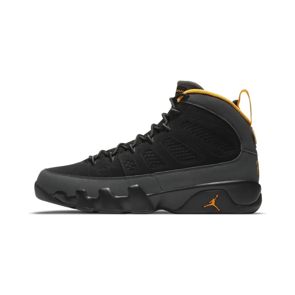 Jordan 9 Retro Dark Charcoal University Gold Black/Dark Charcoal-University Gold (CT8019-070)