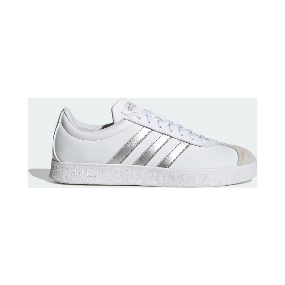 Adidas VL Court Base Cloud White / Silver Metallic / Grey One (ID3716)