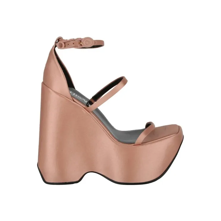 Versace 160mm Triplatform Sandals Blush (1004483_1A0061_1PF20)