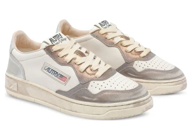 Autry Medalist Leather “Grey/White” (AVLW MT08) (3)