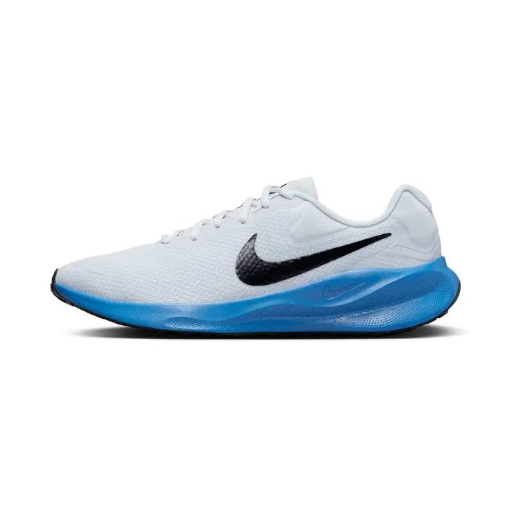 Nike Revolution 7 Pure Platinum Star Blue Volt Black (HF4909-043)