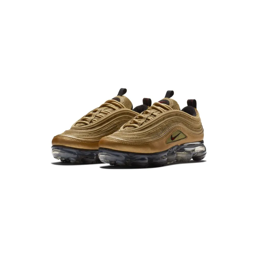 Nike Air VaporMax 97 Metallic Gold (GS) Metallic Gold/Varsity Red-Black-White (AQ2657-700)