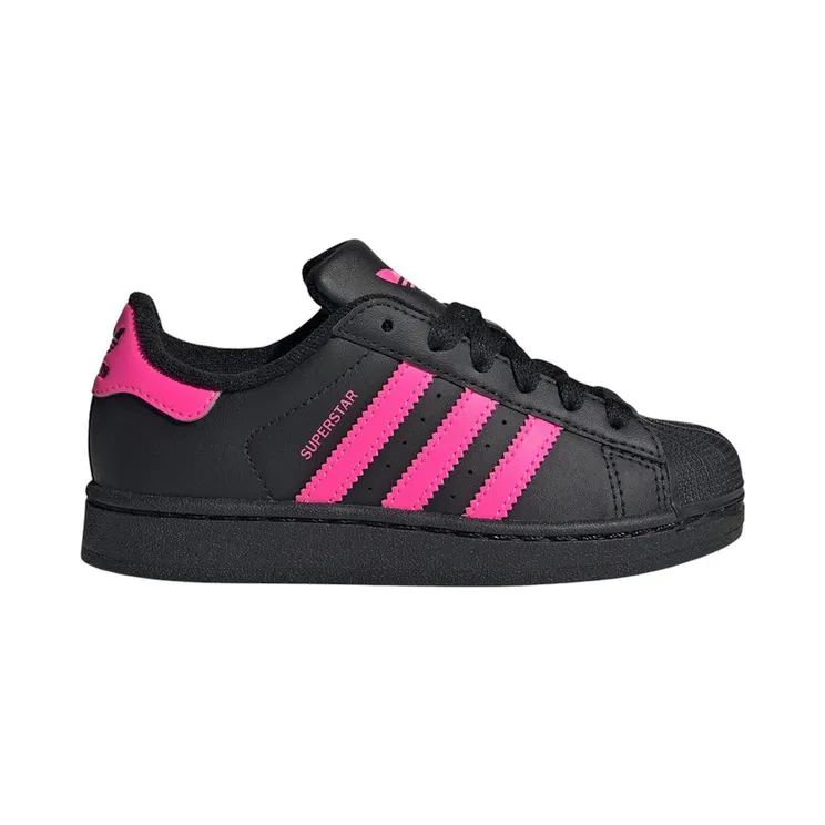 adidas Superstar II Core Black Lucid Pink (JQ0289)