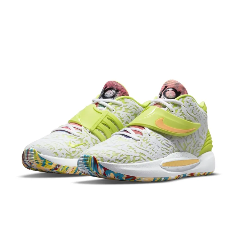 Nike KD 14 White Lime Green (CZ0170-101)