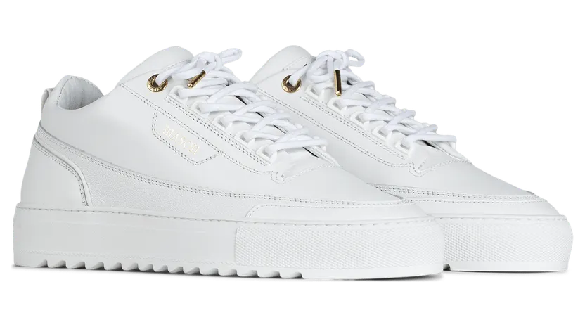 Mason Garments Firenze – Leather/Reflective – White (FW20-1D)