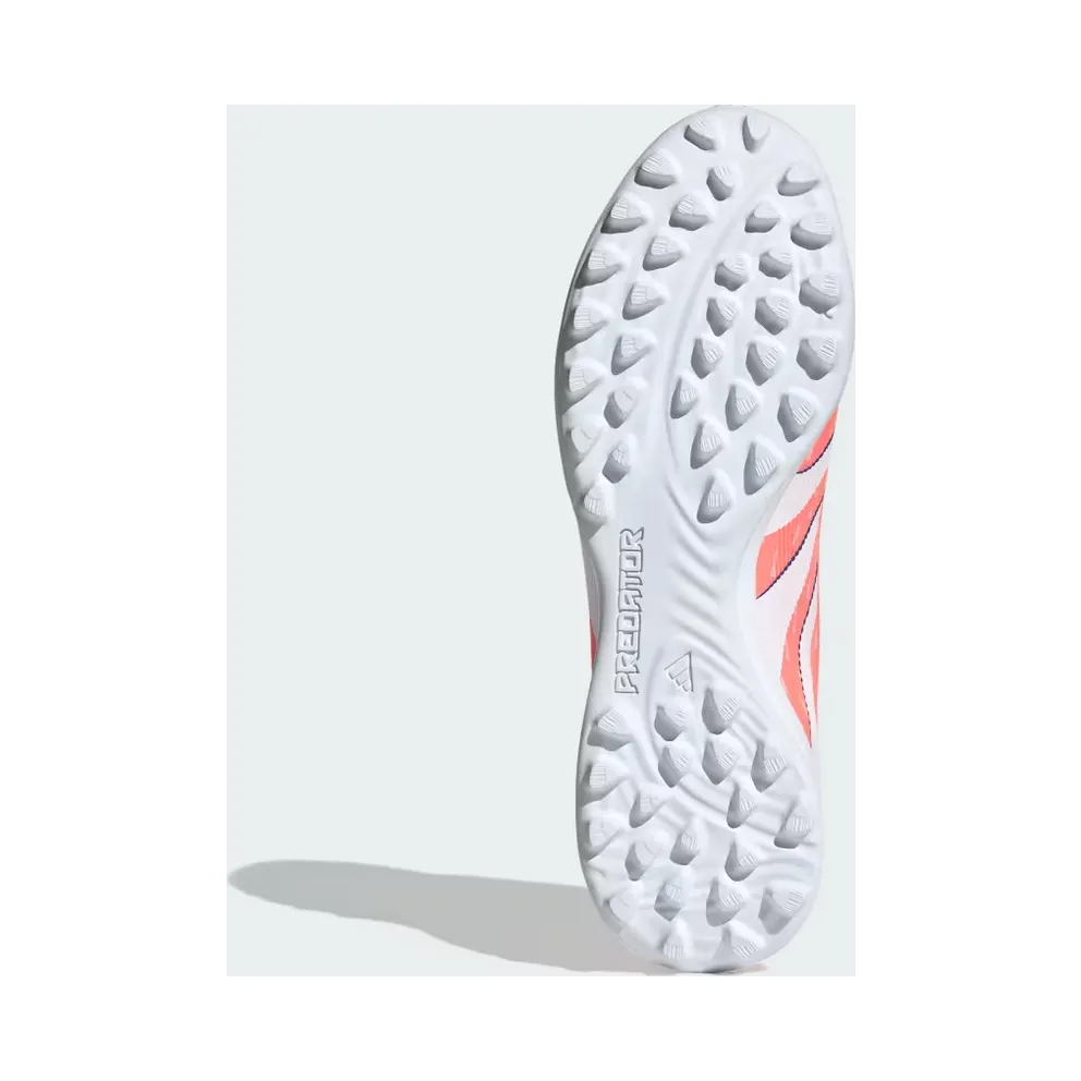 adidas Predator League Fold-over Tongue Turf Boots “Signal Coral / Cloud White / Beam Orange” (JQ1074)