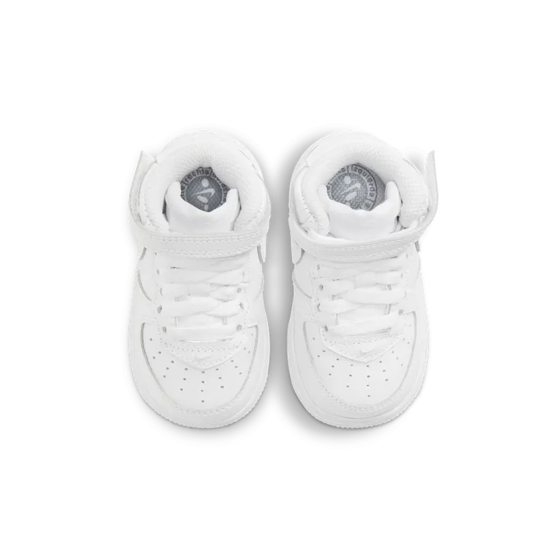 Nike Air Force 1 Mid White (TD) White (314197-113)