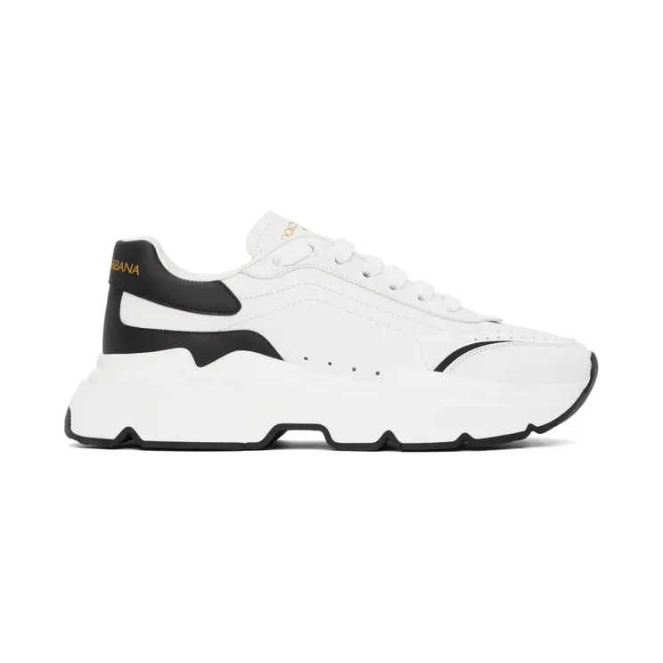 Dolce & Gabbana White & Black Daymaster Sneakers (CS1791 AX589)