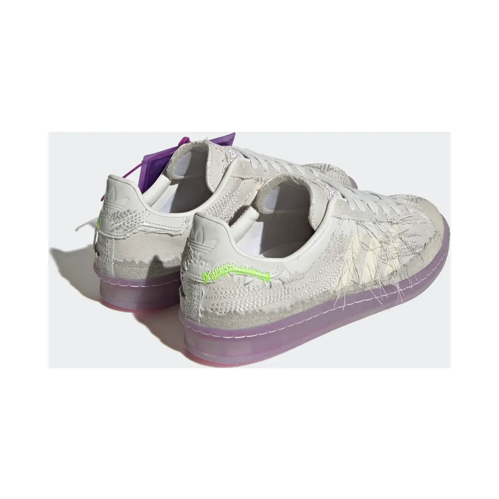 Adidas Campus Youth Of Paris Crystal White / Grey One / Solar Green (ID6805)