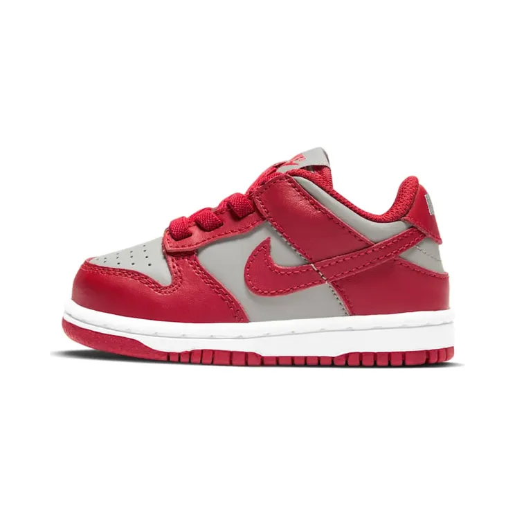 Nike Dunk Low UNLV (TD) (2021) – “Medium Grey / White / Varsity Red” (CW1589-002)