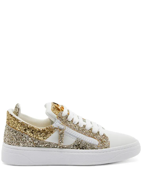 Giuseppe Zanotti mit Glitter-Effekt – Gold (RW30016003)