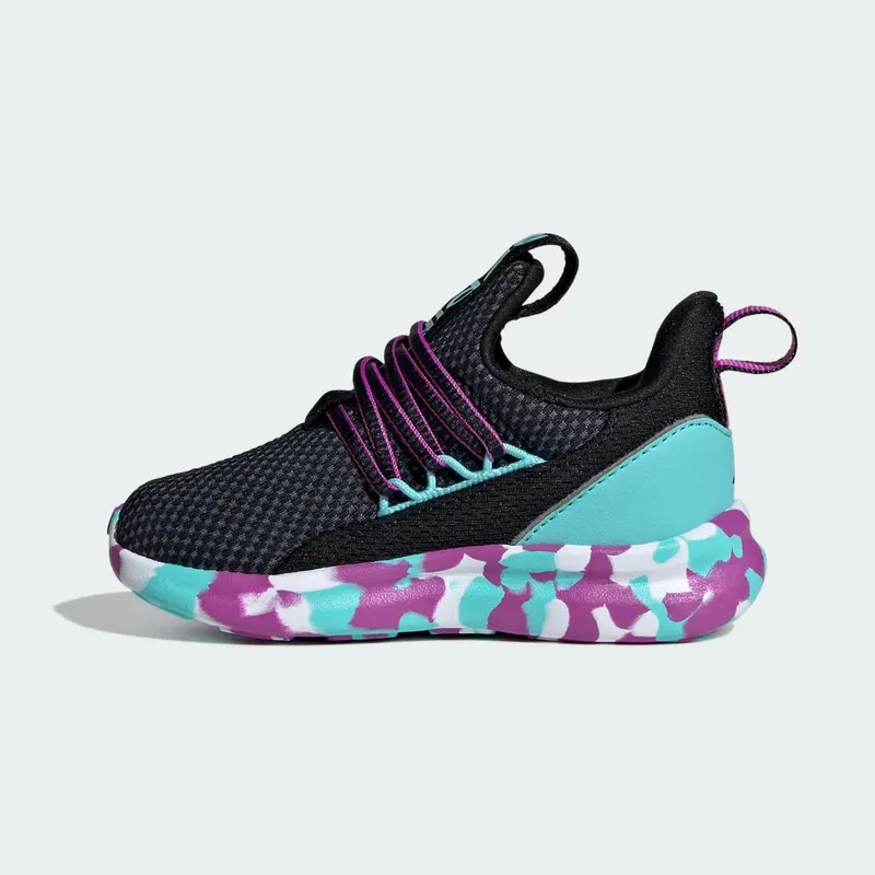 adidas Lite Racer Adapt 7.0 Black Purple Burst Aqua (JS2284)