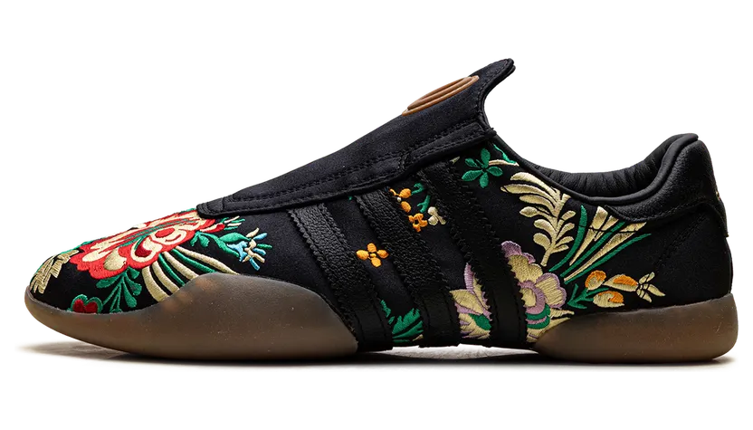 Adidas Taekwondo Mei “Black Floral Embroidered” (JR6018)
