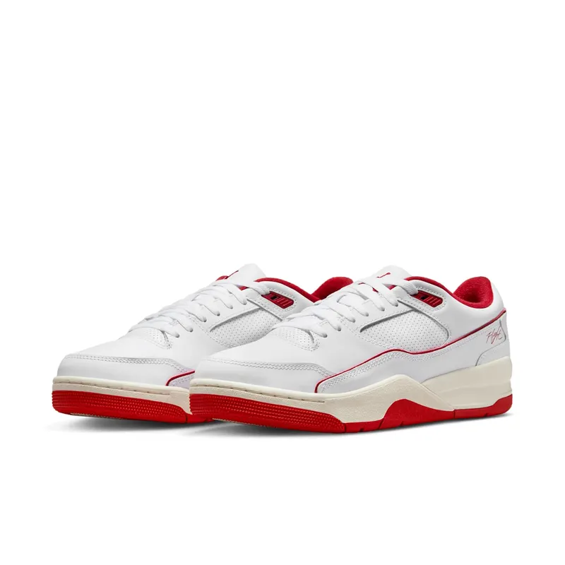 Jordan Flight Court White Sail Black Varsity Red (HF3255-106)