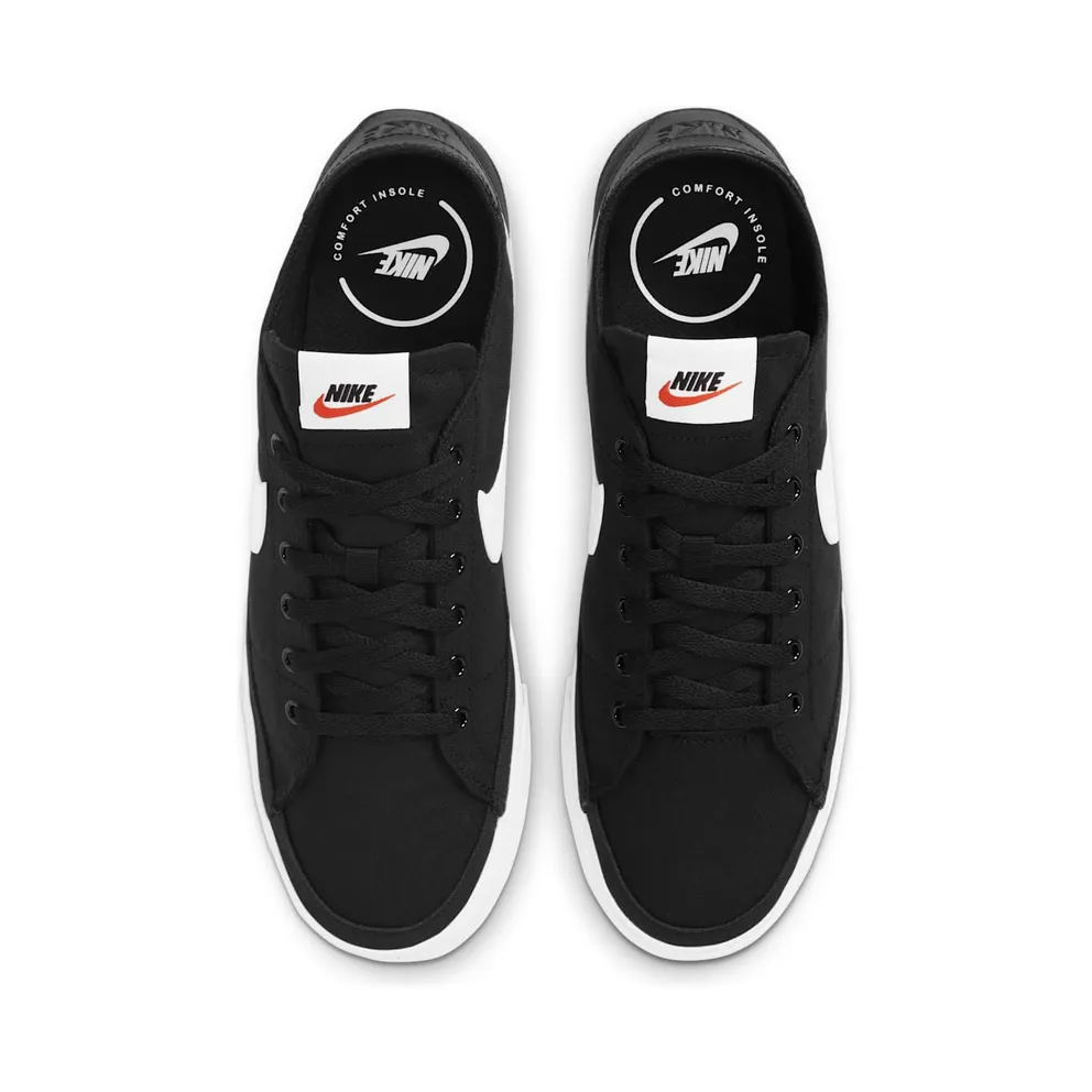 Nike Court Legacy Canvas Black White (CW6539-002)