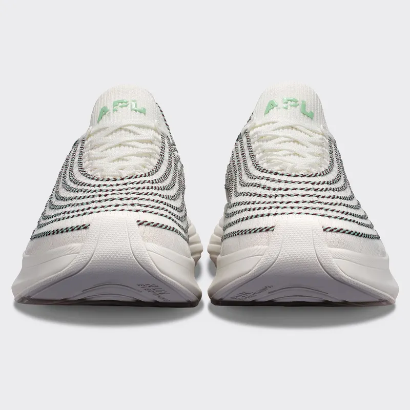 APL TechLoom Zipline “Ivory/Burgundy/Mint” (Women)