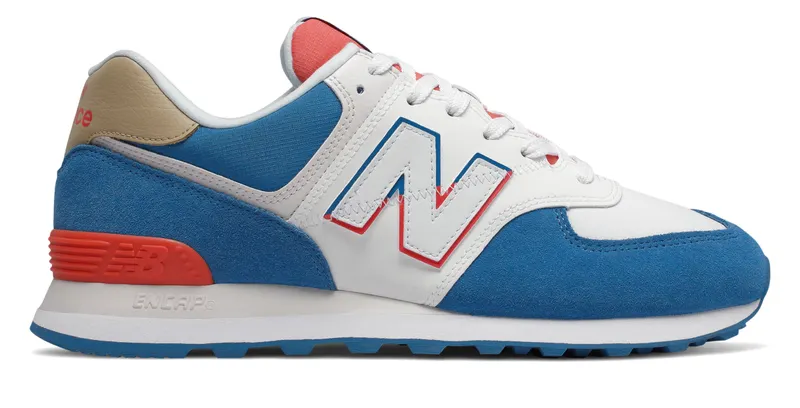 New Balance  574 White Blue Red White/Blue-Red (ML574SCF)