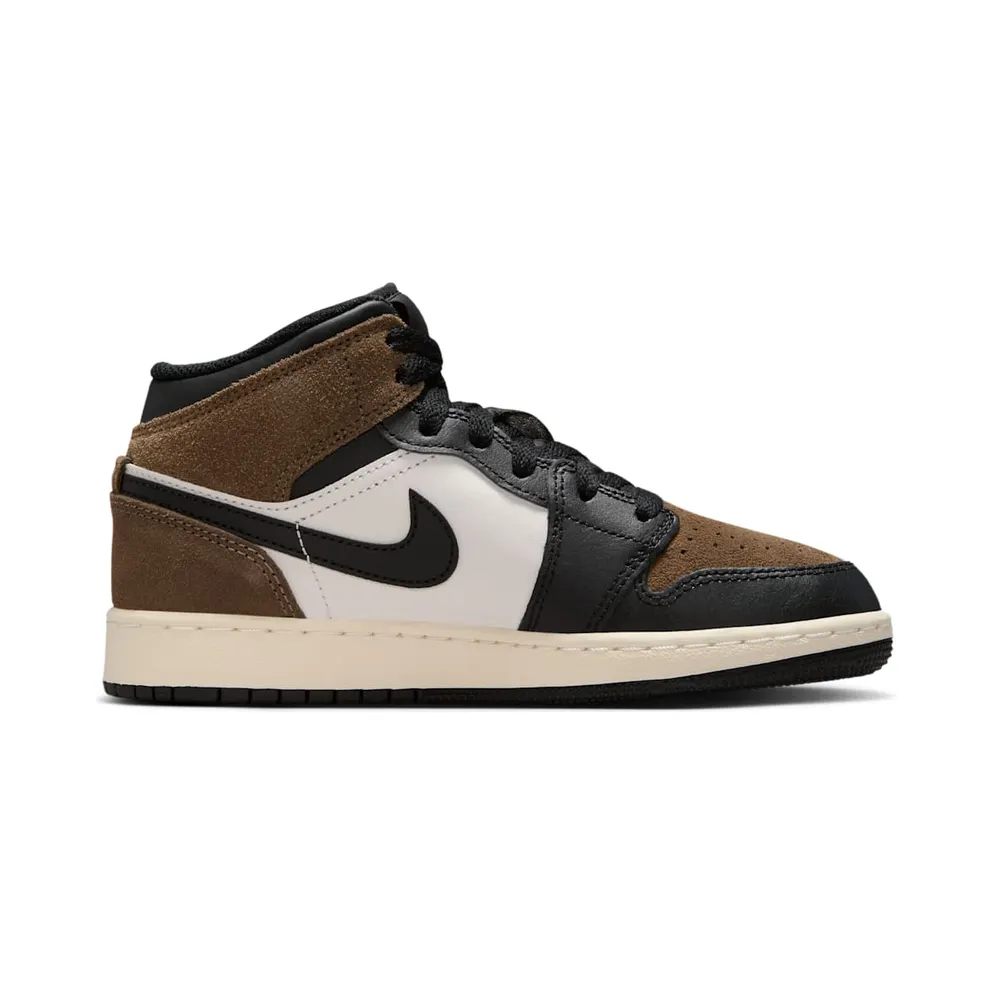 Air Jordan 1 Mid “Black / Palomino / University Red / Phantom” (DQ8423-007)