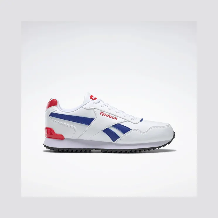 Reebok Royal Glide Ripple Clip Schoenen Cloud White / Bright Cobalt / Vector Red
