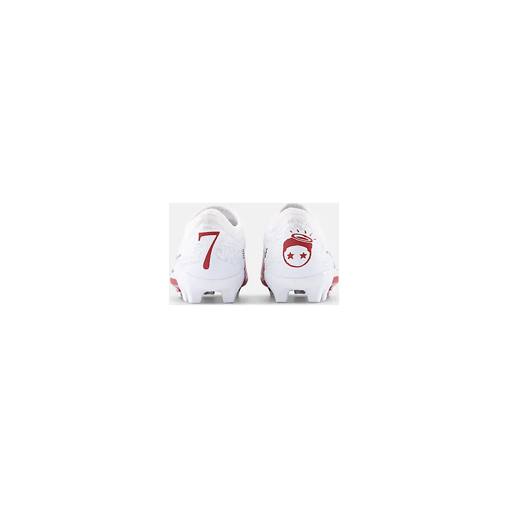 NEW BALANCE BUKAYO SAKA x FURON TEAM JNR FG V8 “White / Burgundy / Silver” (SJF3FBSC)
