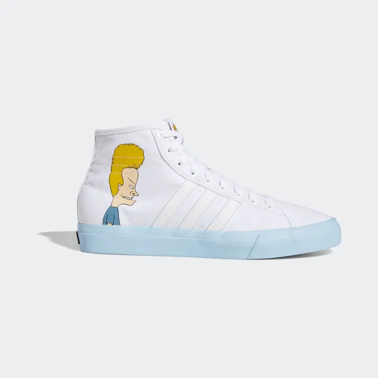 Adidas Beavis And Butt-Head x Matchcourt High ‘Beavis’ Cloud White/Icey Blue/Core Black (DB3379)