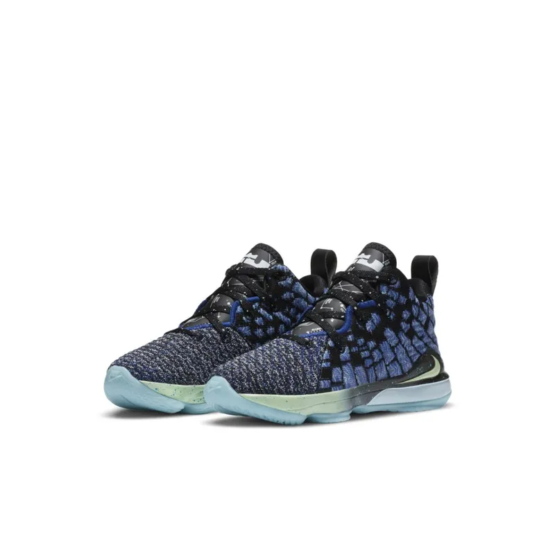 Nike LeBron 17 Constellations (PS) Black/Volt-White (BQ5595-407)