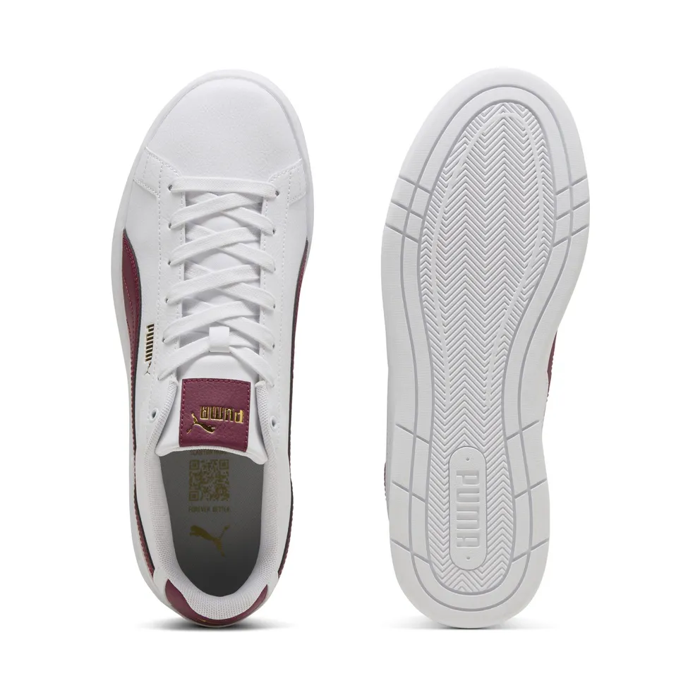 Puma Court Classico “Puma White / Team Regal Red / Puma Gold” (400284_04)