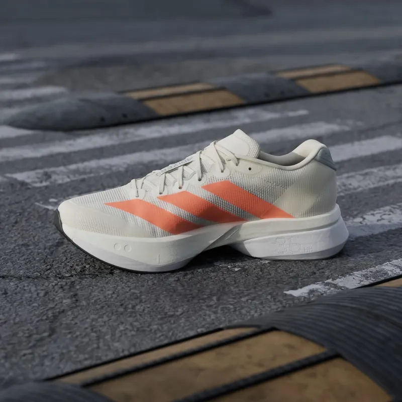 Adidas Adizero Boston 13 Off White / Lucid Orange / Grey (JP9252)