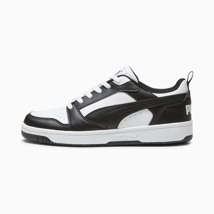 Puma Rebound V6 Laag Wit/Zwart (392328-01)