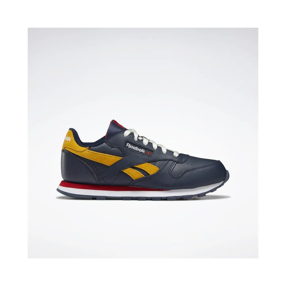 Reebok Classic Leather Shoes Vector Navy / Vector Red / Collegiate Gold (G58359)