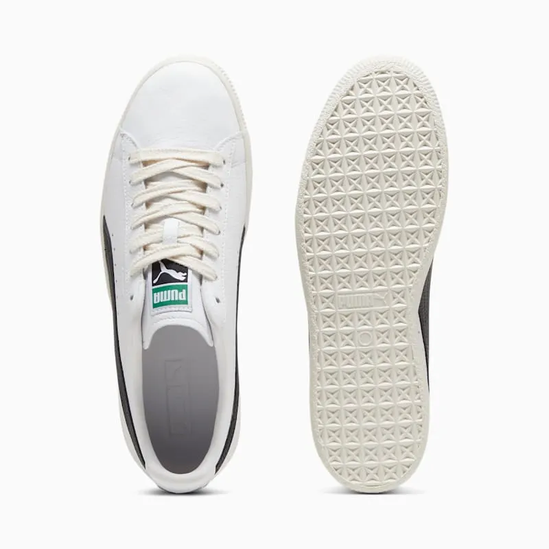 Puma Clyde Leather “White Black” (398703-01)
