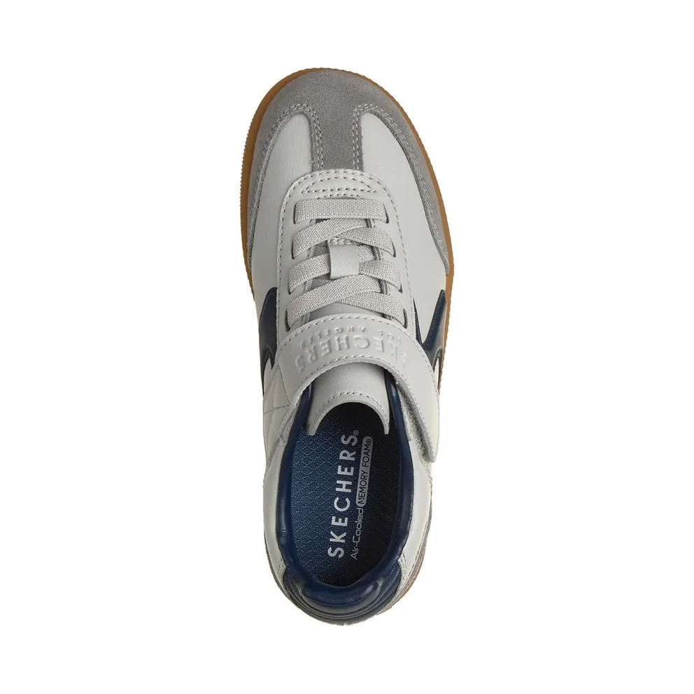 Skechers Hotshot “Varsity Team Sneaker Grey / Marine” (418006LGYNV)