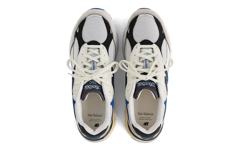 New Balance 990v3 MiUSA White Blue (M990WB3)