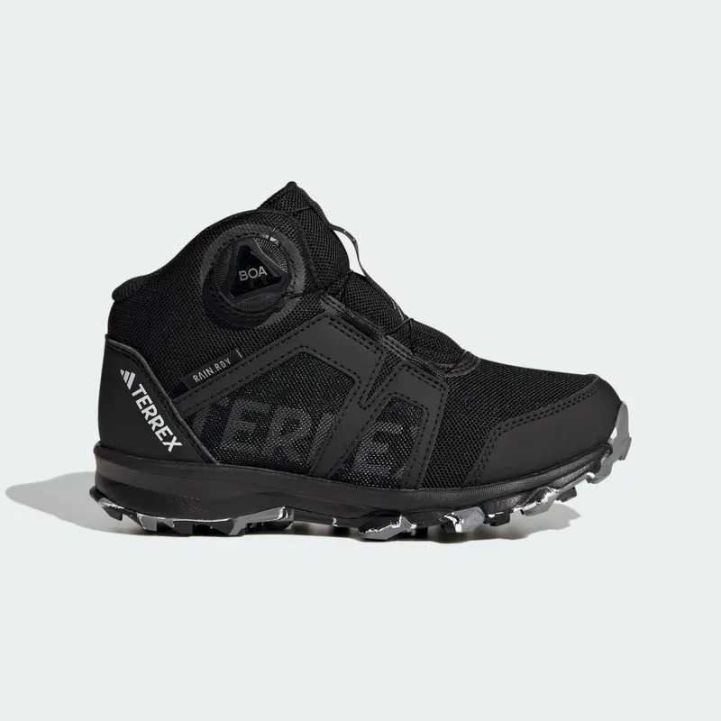 Adidas Terrex BOA Mid RAIN.RDY Hiking Shoes Core Black / Cloud White / Grey Three (IF7508)