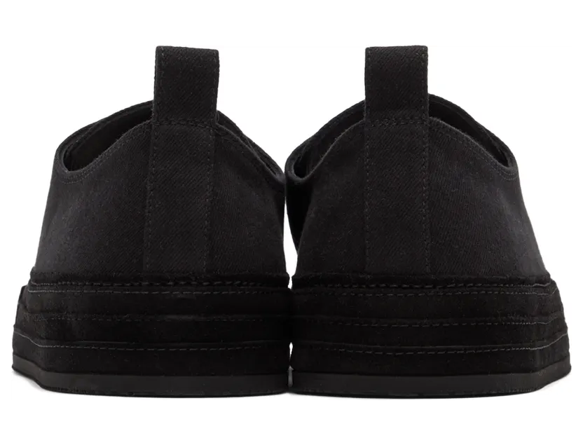 Ann Demeulemeester Black Denim Gert Sneakers (2201-M-N03-185-099) (2)