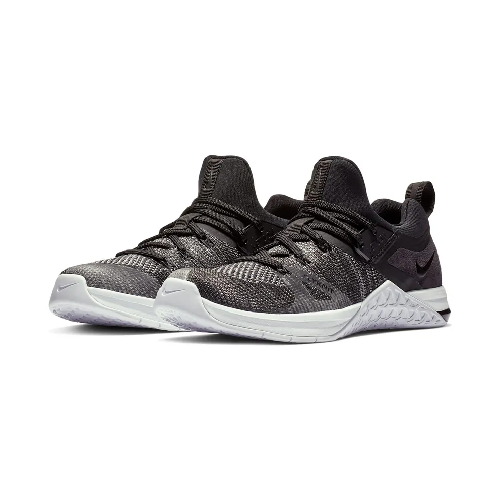 Nike Metcon Flyknit 3 Black Matte Silver (W) Black/Black-White-Matte Silver (AR5623-001)